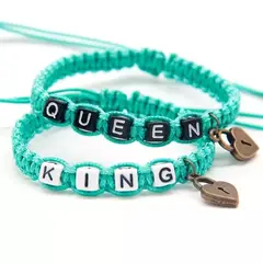 GENERICO - Pulseras de Pareja King Queen