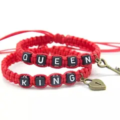 GENERICO - Pulseras de Pareja King Queen