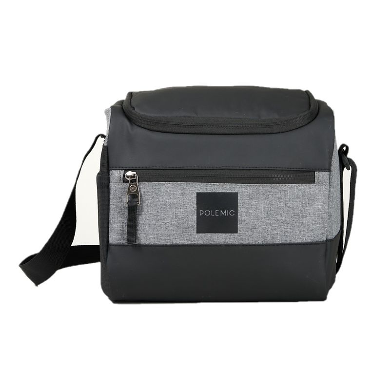 POLEMIC - Lonchera Termica Bolso termico NEGROGRIS 7L Polemic