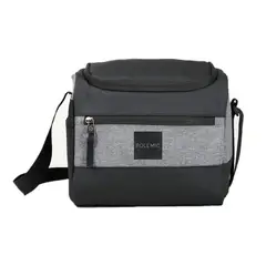 POLEMIC - Lonchera Termica Bolso termico NEGROGRIS 7L
