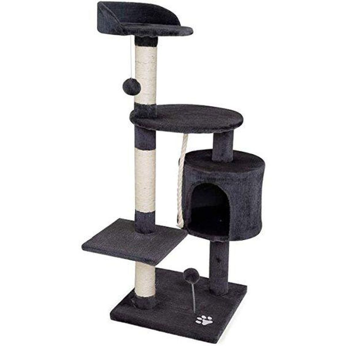 GENERICO - Rascador Para Gato Torre Árbol 1.11 Metros De Altura