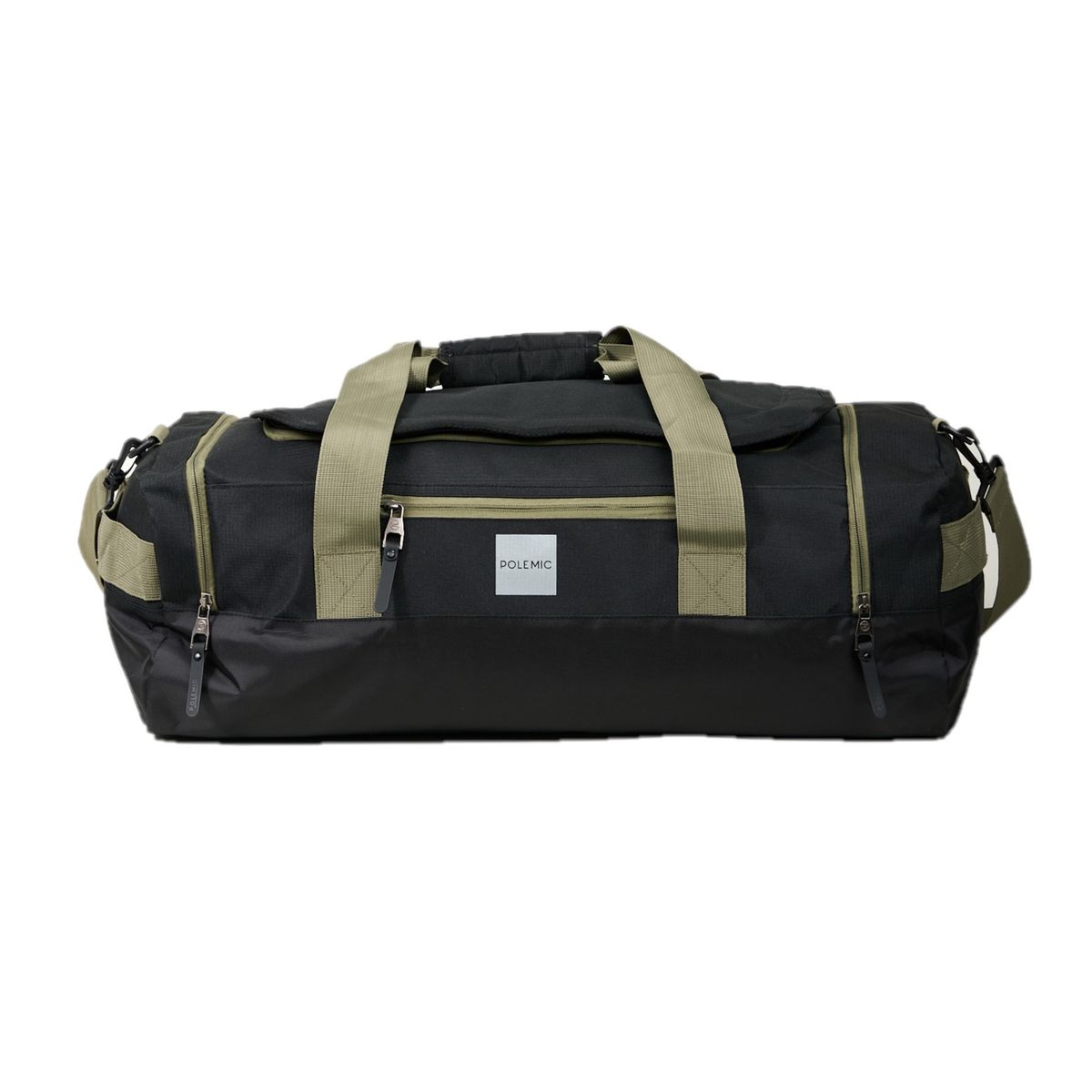 POLEMIC - Bolso De Viaje 40 Litros Bolso Gym Negro/verde - Polemic