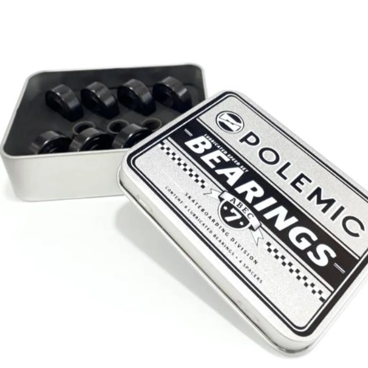 POLEMIC - Rodamientos Skate ABEC 7 - Set De 8 Rodamientos Polemic