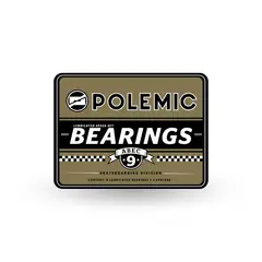 POLEMIC - Rodamientos Skate ABEC 9 - Set De 8 Rodamientos