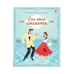 TOP10BOOKS - LIBRO LOS AÑOS CINCUENTA- VESTUARIO HISTORICO EN PEGATINAS / MEGAN CULLIS / USB