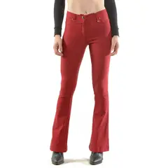 BOUS - Pantalón Retro Burdeo
