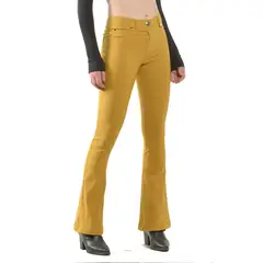 BOUS - Pantalón Retro Mostaza