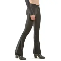 BOUS - Pantalón Retro Negro