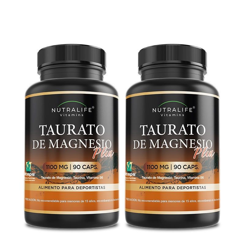NUTRALIFE - Taurato De Magnesio Plus + Taurina + Vit B6 Lf 180 Cap 2x90.