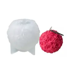 GENERICO - Molde Silicona Moldes Jabones Moldes Para Hacer Velas Rosas