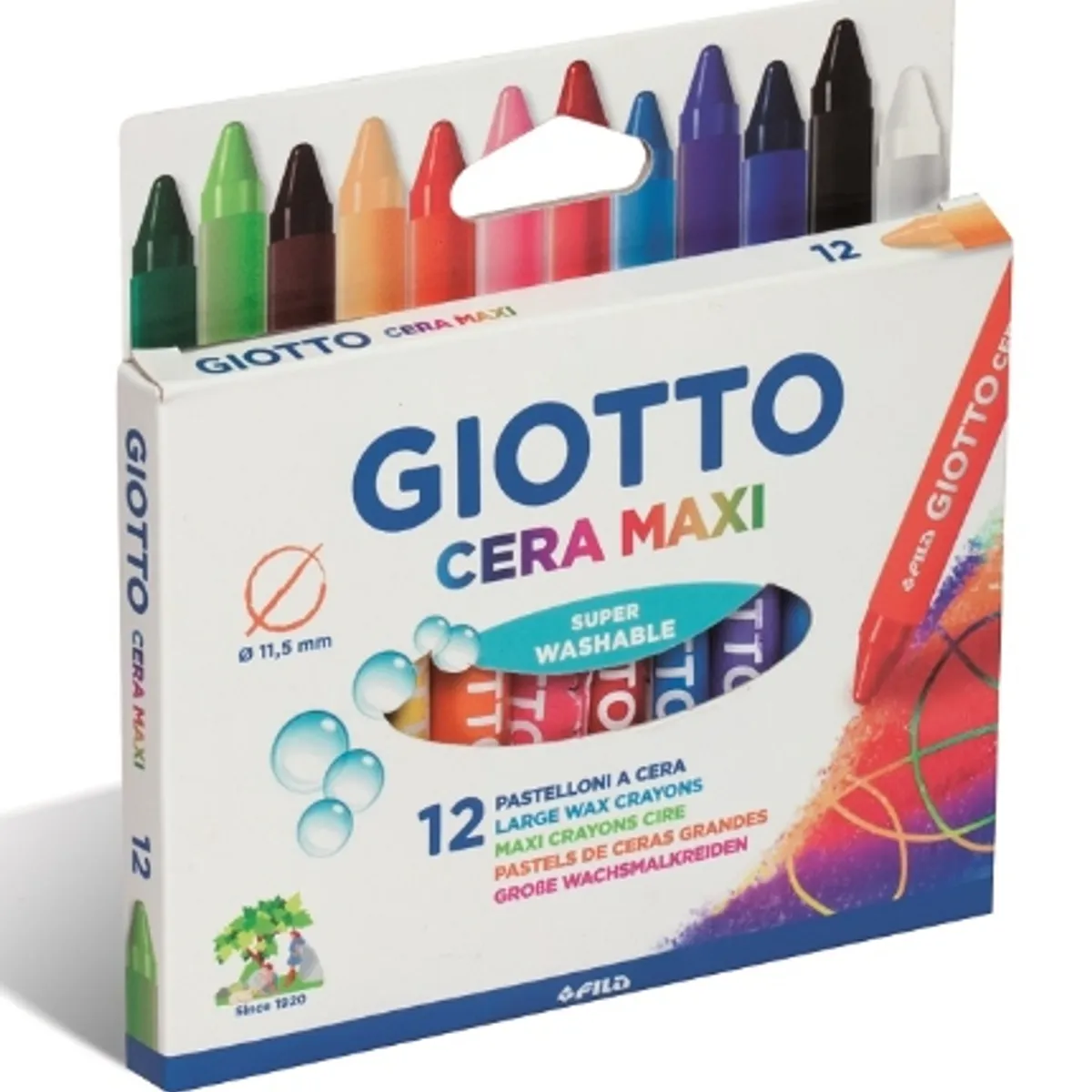 GENERICO - Lapices Creyones De Cera Multicolor