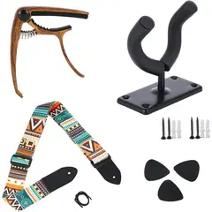 EVERSO - Tali Strap Para Guitarra Y Bajo Electrica Piel Con Accesorio