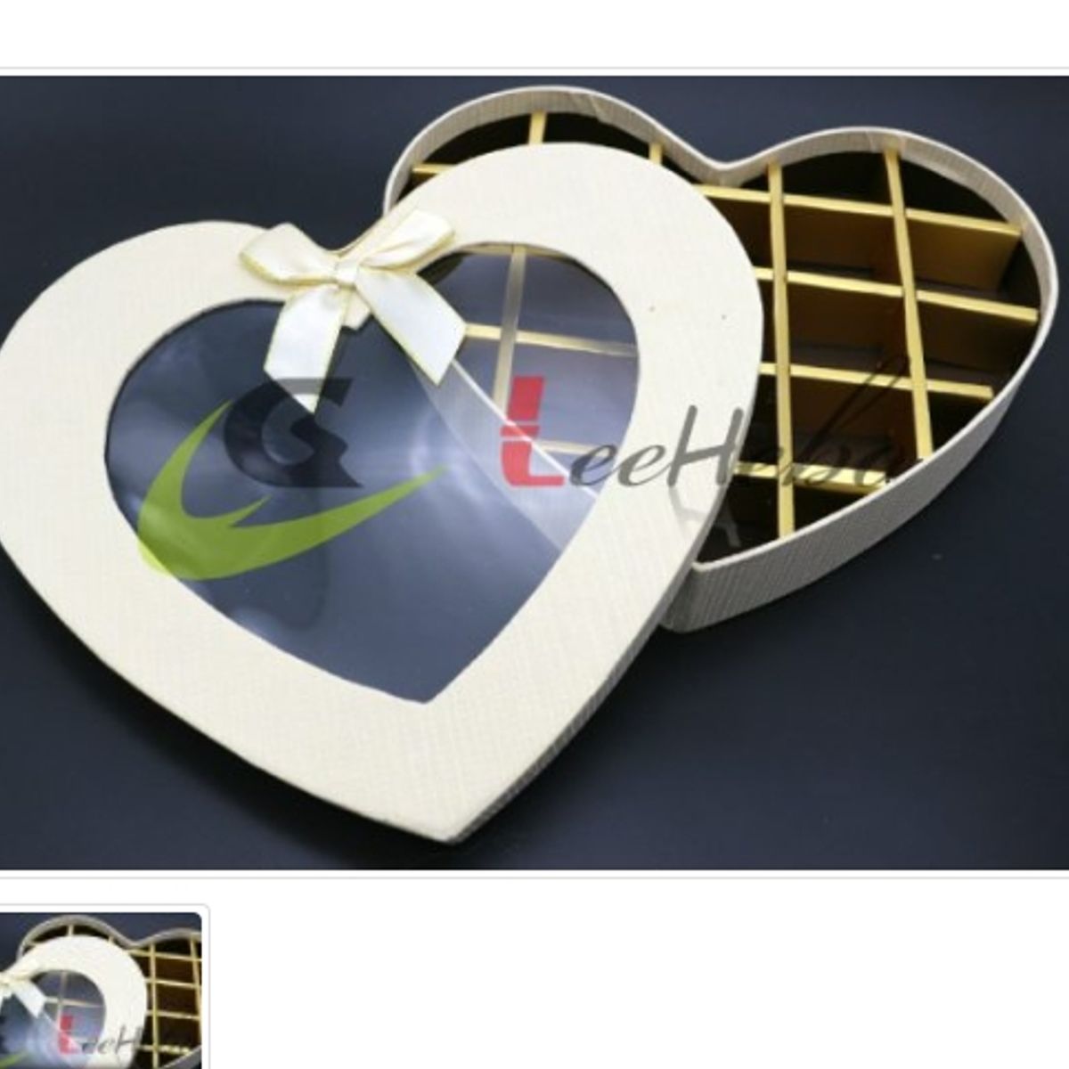 GENERICO - Caja Para Chocolate 18 Puestos Blanca