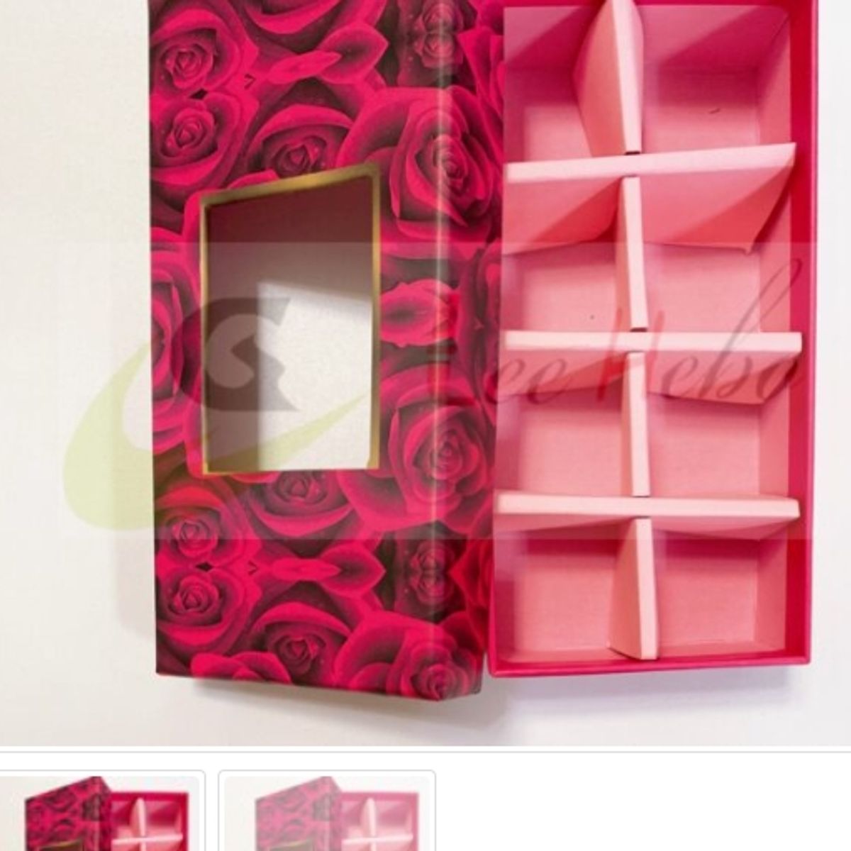 GENERICO - Caja Para Chocolate 8 Puestos Reposteria