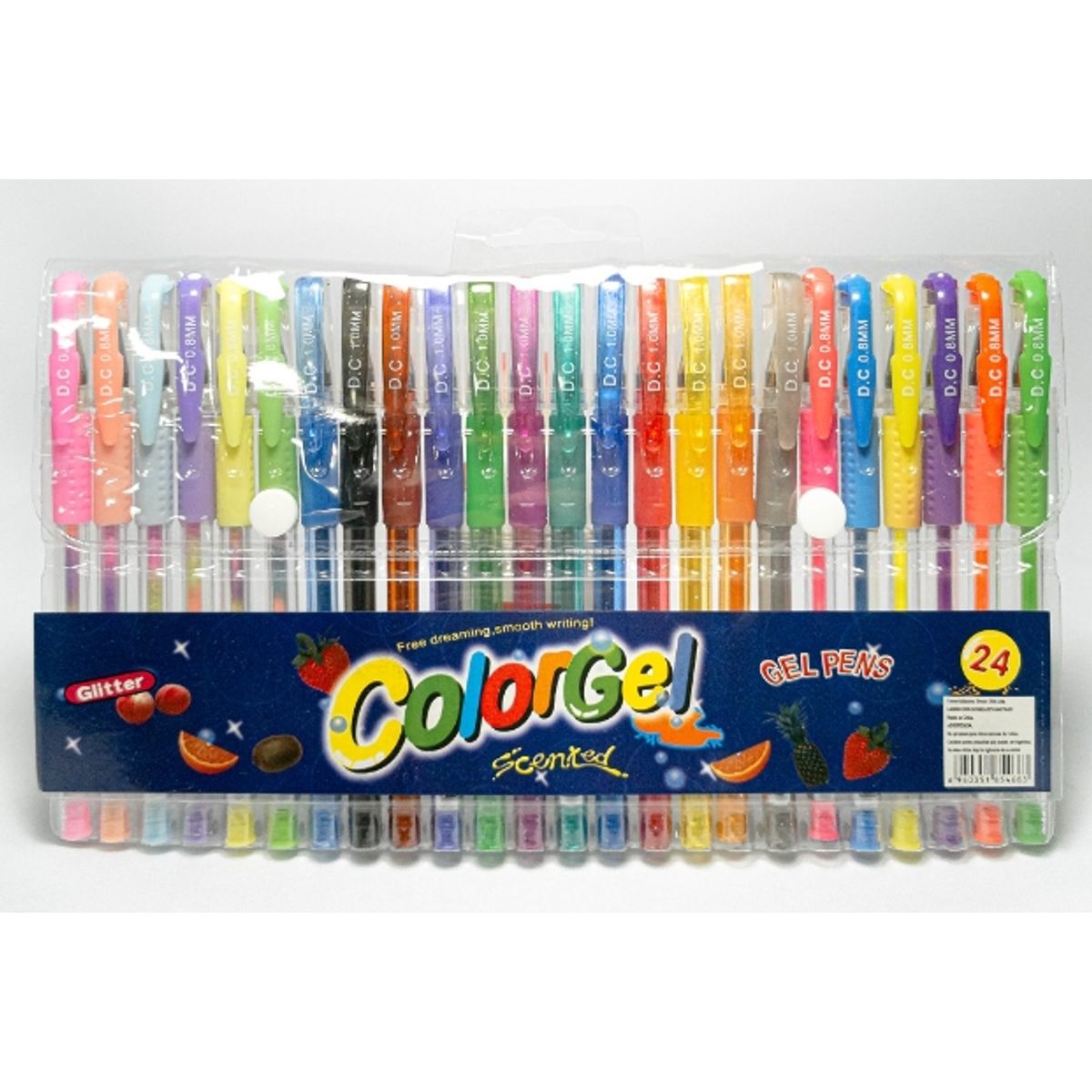 GENERICO - Lapices Boligrafos De Colores Gel De 24 Unidades