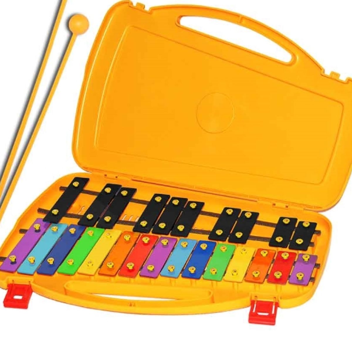 GENERICO - Metalofono De 25 Notas Norma Chilena Multicolor