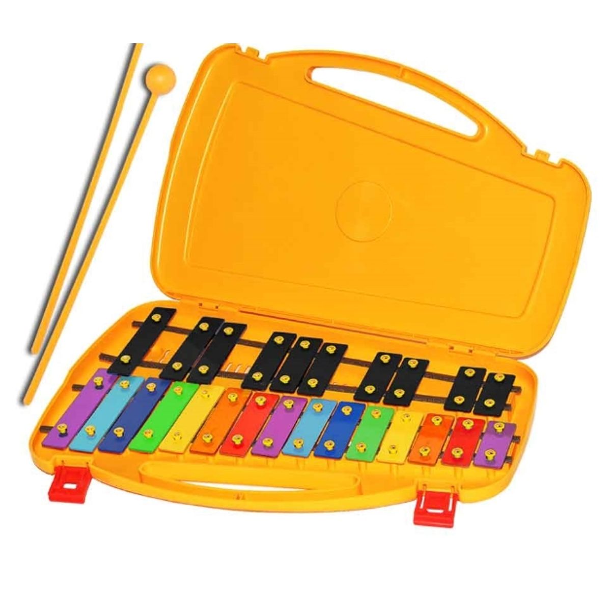 GENERICO - Metalofono De 25 Notas Norma Chilena Multicolor