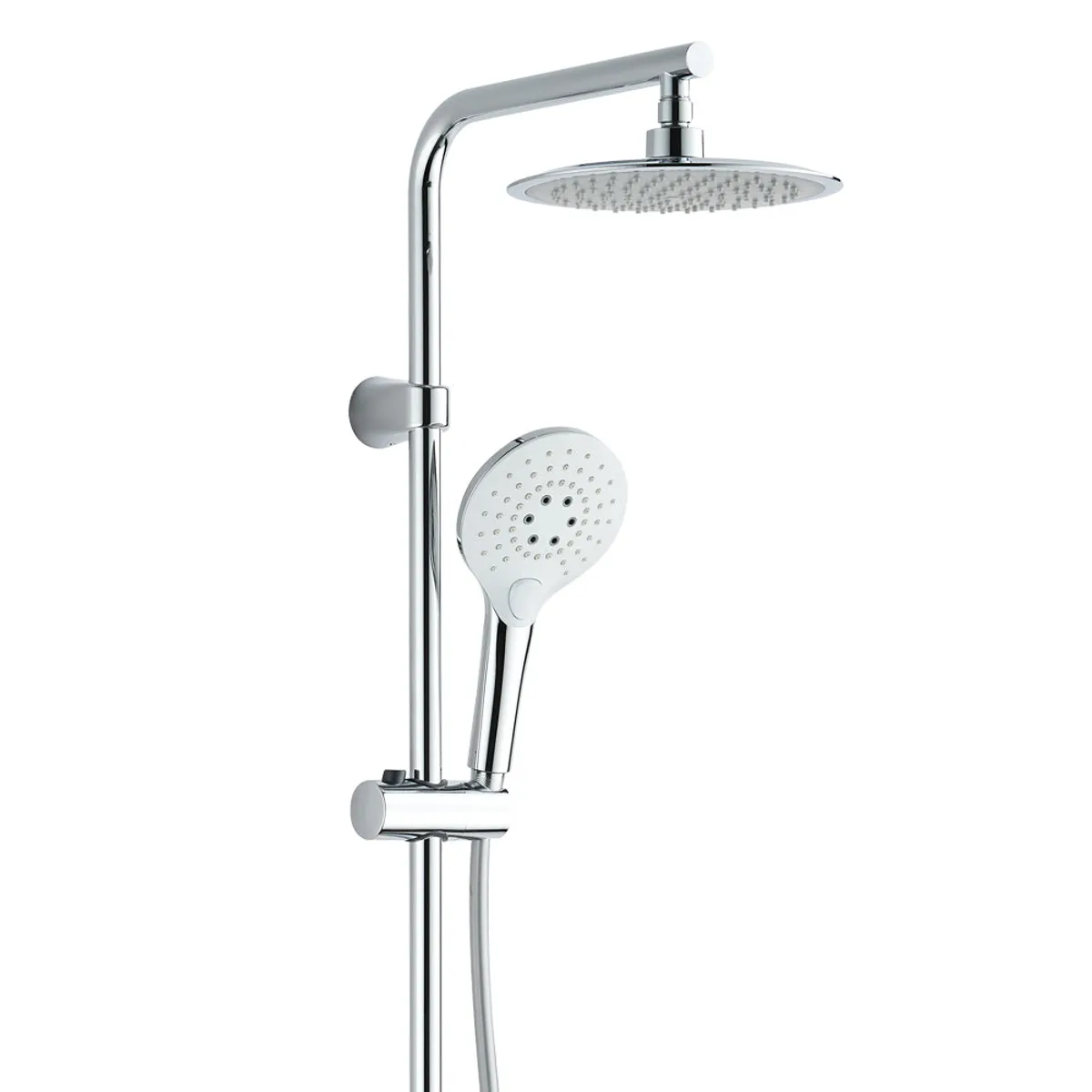 DOER - Columna de ducha redonda con Duchador Cromo Doer