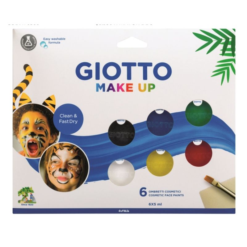 GENERICO - Pintura Mlticolor Make Up Giotto 6 Unidades