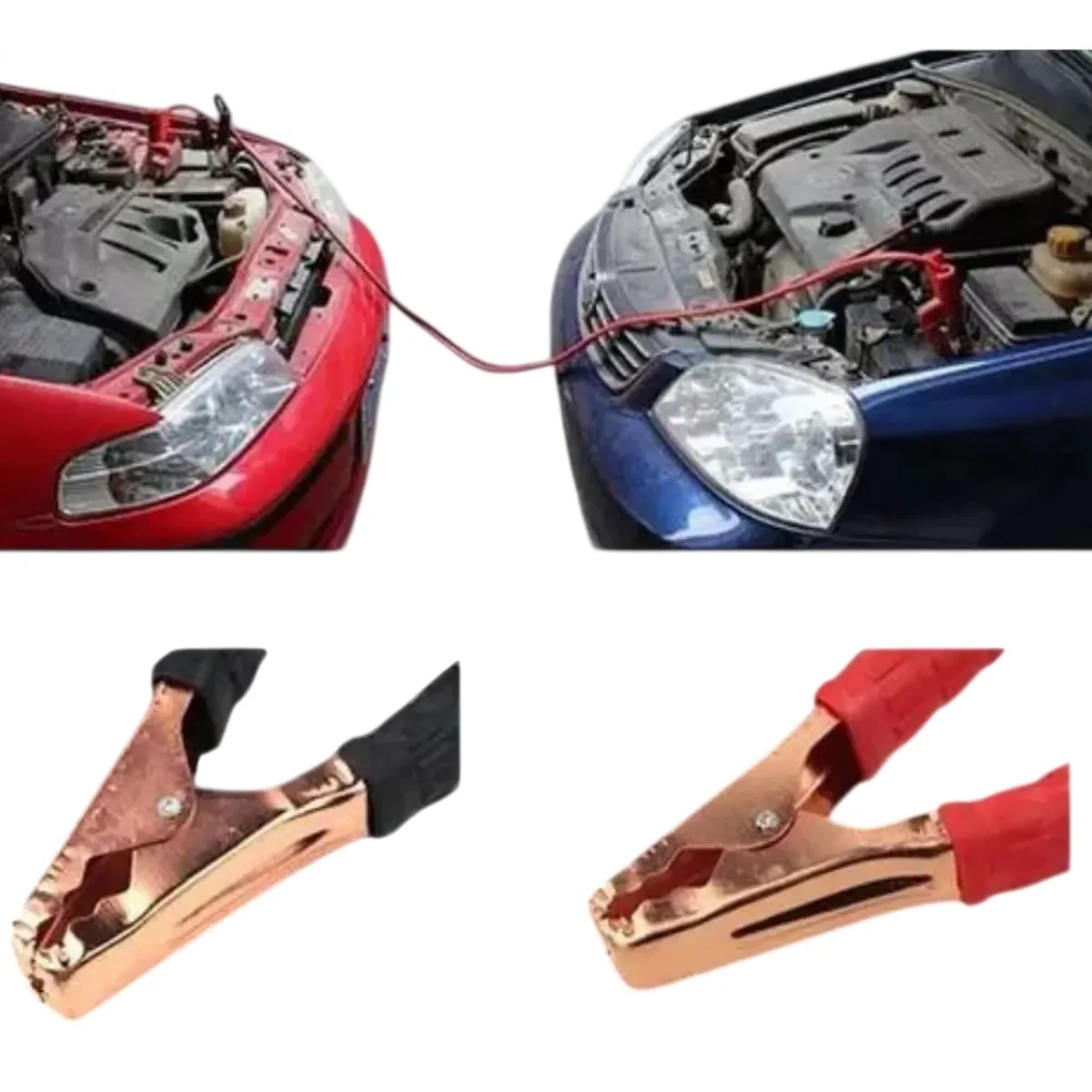 GENERICO - Cable Puente Bateria Auto Arranque 500 Amp