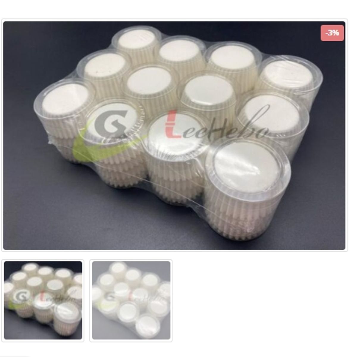 GENERICO - Capsula Cupcake 11.4cm 1200 Capsulas