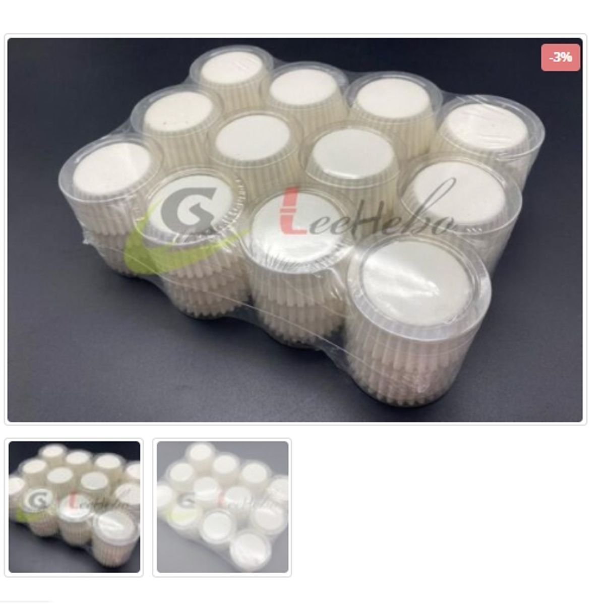 GENERICO - Capsula Cupcake 11.4cm 1200 Capsulas