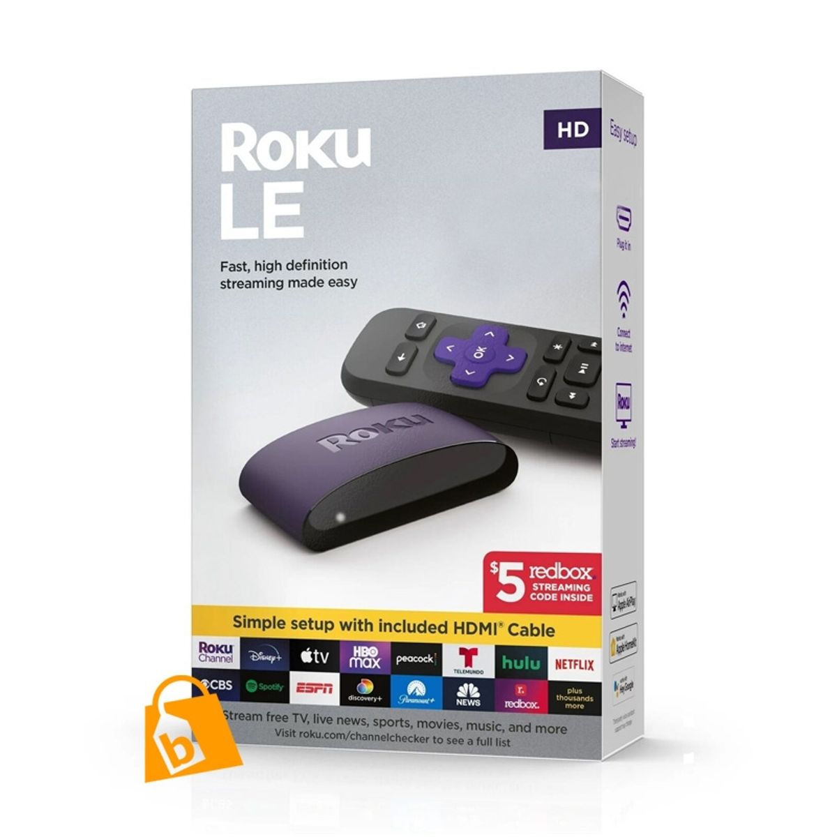 ROKU - Roku Express LE HD Streaming - Modelo 3930S4 2023