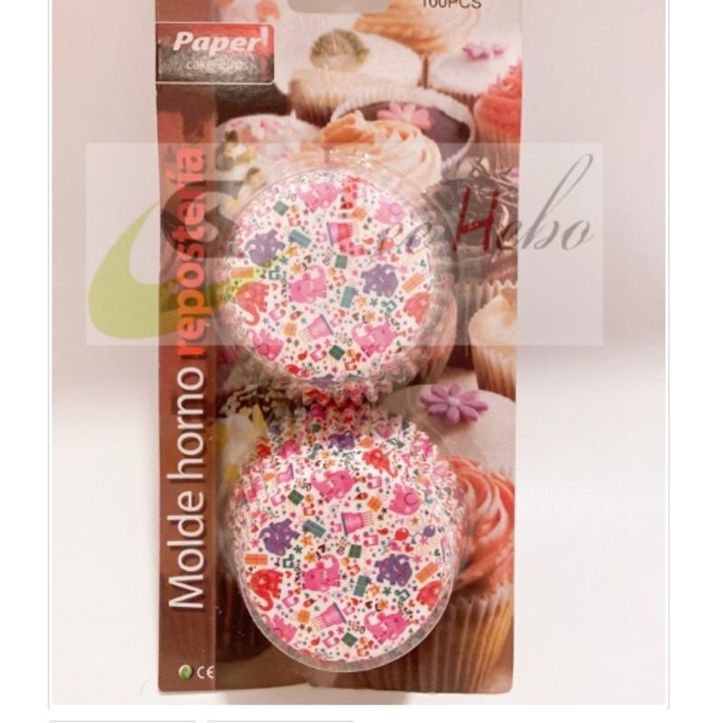 GENERICO - Capsula Cupcake 12cm Reposteria 100 Pcs_