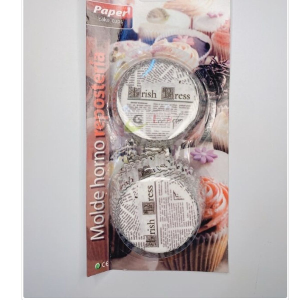 GENERICO - Capsula Cupcake 12cm Para Reposteria 100 Pcs