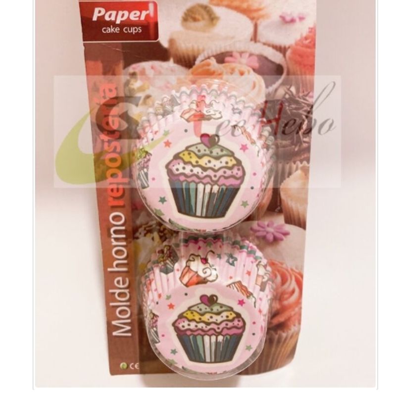 GENERICO - Capsula Cupcake 12cm Para 100 Pcs Reposteria_