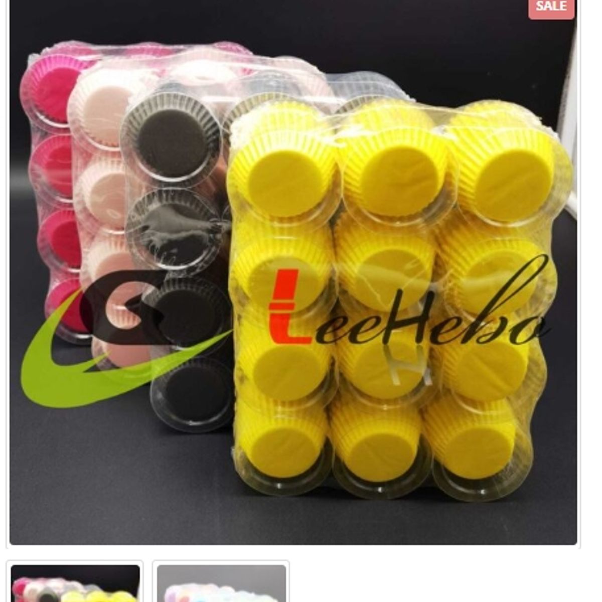 GENERICO - Capsula Cupcake 8cm 1200 Capsulas Colores Surtidos