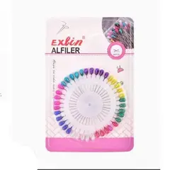GENERICO - Set de Alfileres con Cabeza Multicolor