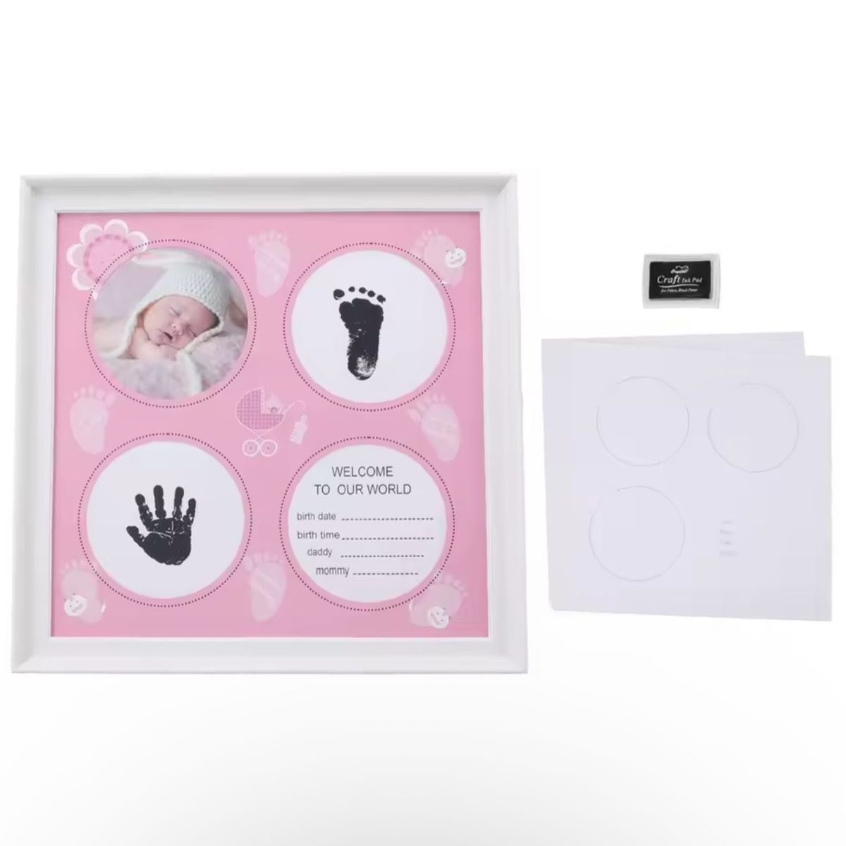 GENERICO - Porta retratos Para Bebé Registro Desde Recién Nacido-1 Año