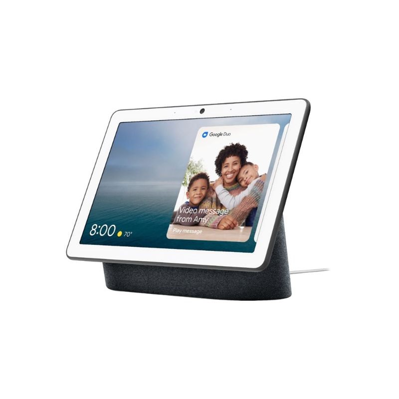 GOOGLE - Pantalla Inteligente 10 Google Nest Hub Max con Asistente - Negro