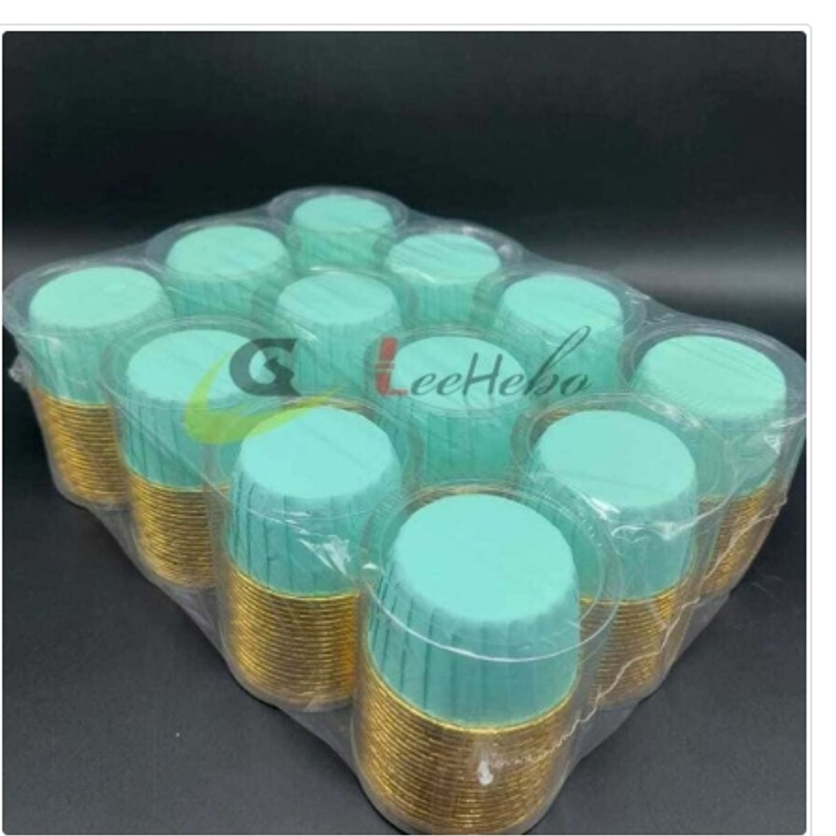 GENERICO - Capsula Para Muffins 240 Capsulas Celeste