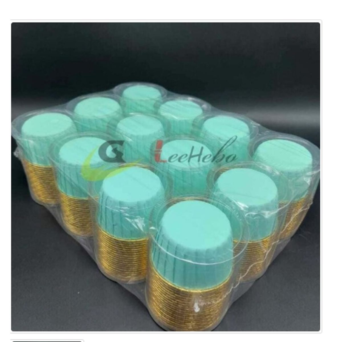 GENERICO - Capsula Para Muffins 240 Capsulas Celeste