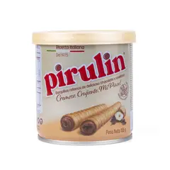 GENERICO - Pirulin Barquillo Relleno de Avellanas 155gr Pack de 3 unidades