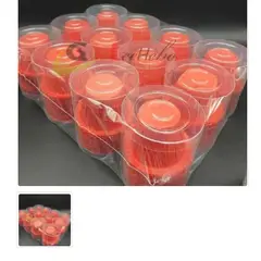 GENERICO - Capsula Sombrero De Papel Para Muffins Rojo