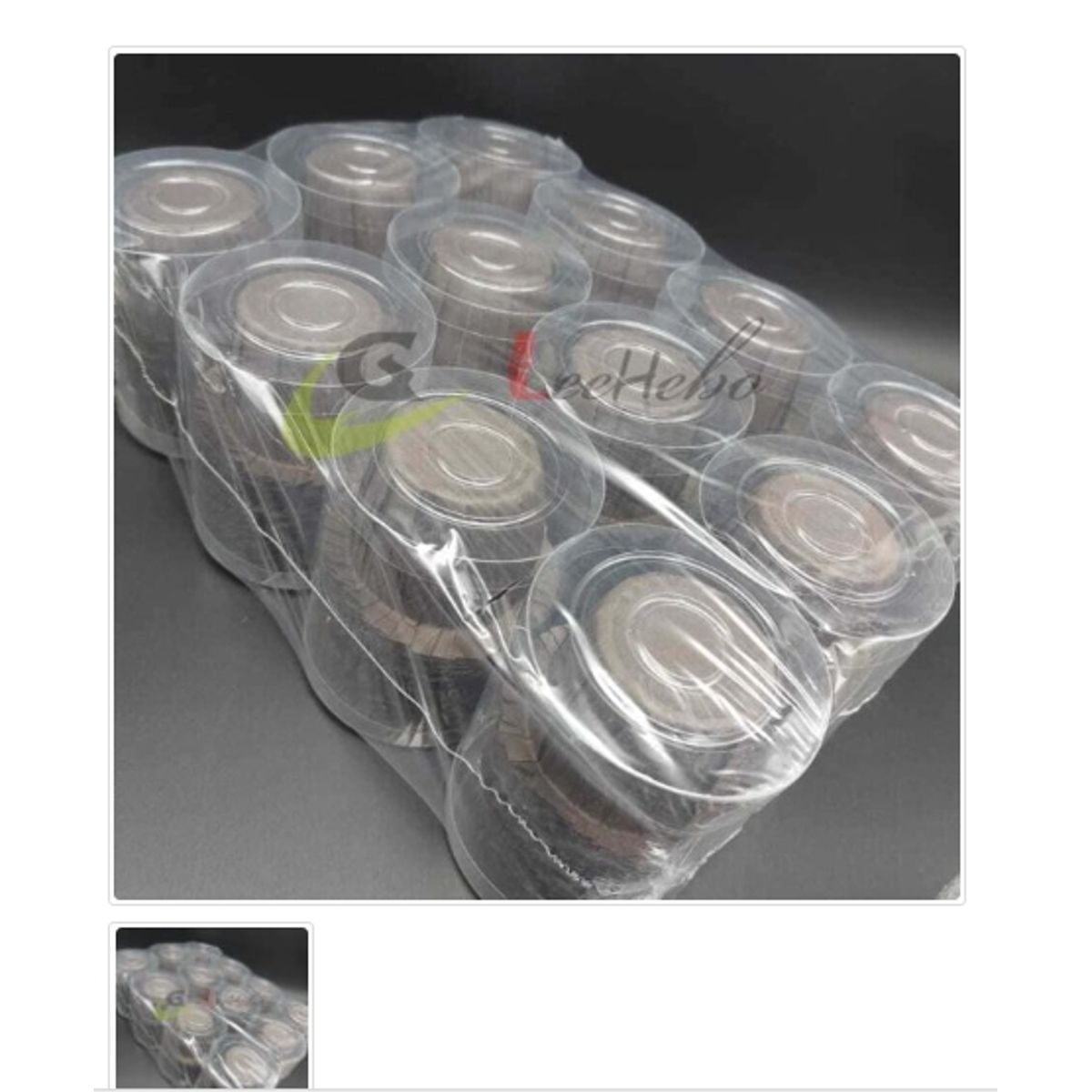 GENERICO - Capsula Sombrero De Papel Para Muffins Color Cafe