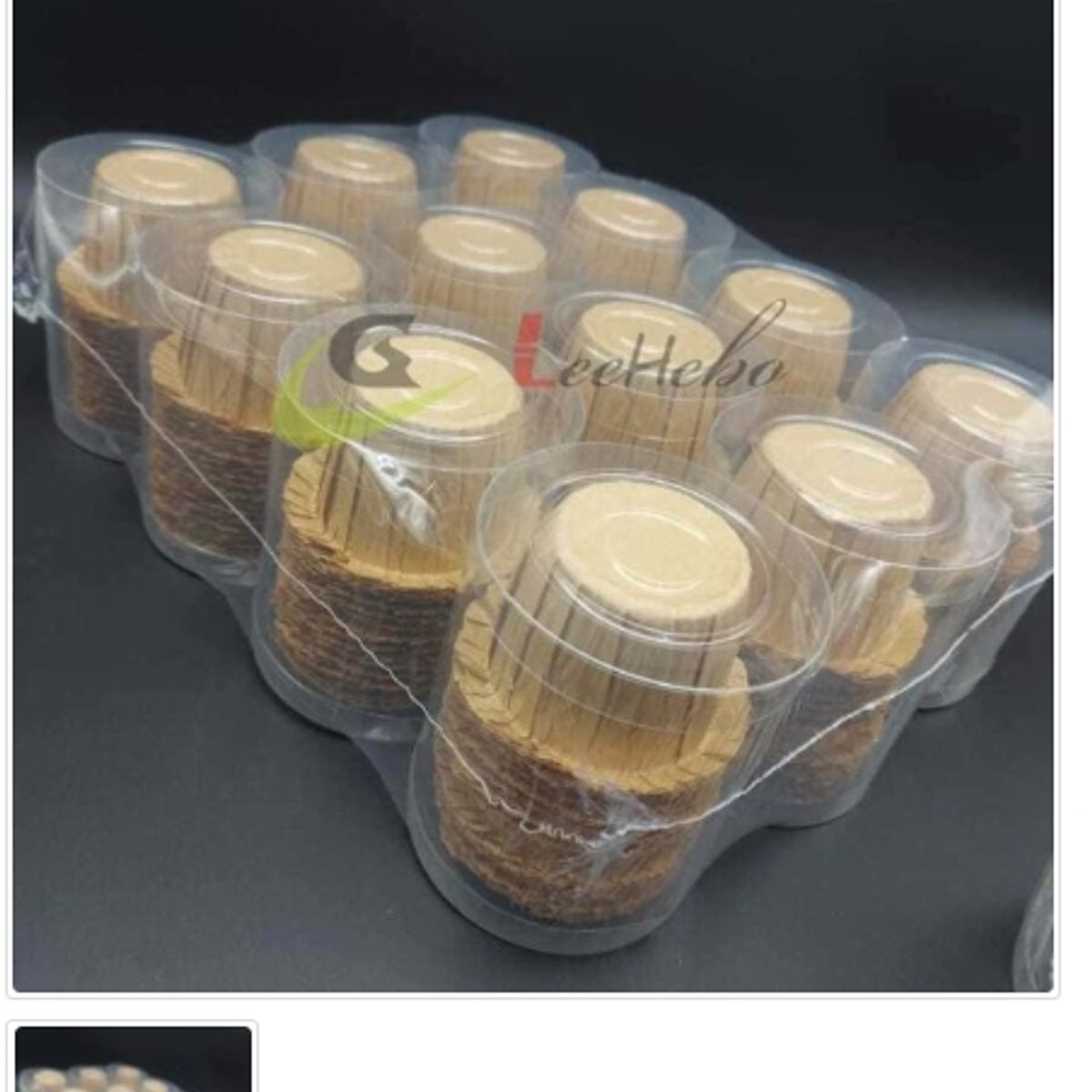 GENERICO - Capsula Sombrero De Papel Para Muffins Cafe Claro