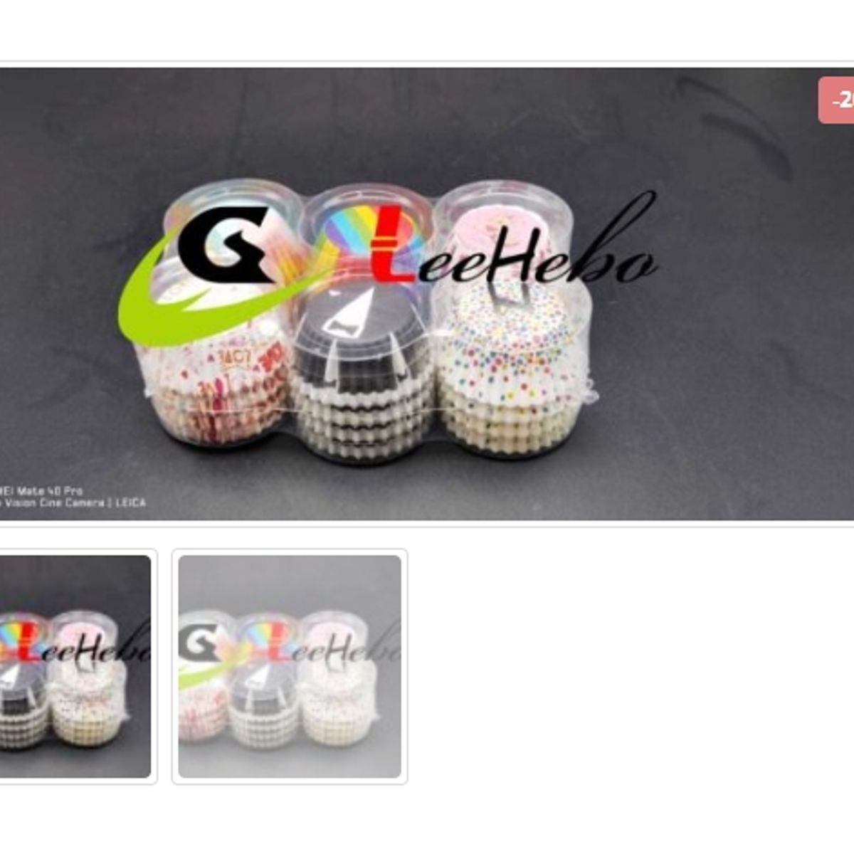 GENERICO - Capsulas Cupcake 8cm-600 Capsulas