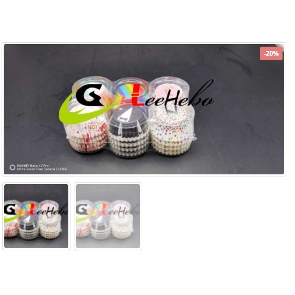 GENERICO - Capsulas Cupcake 8cm-600 Capsulas