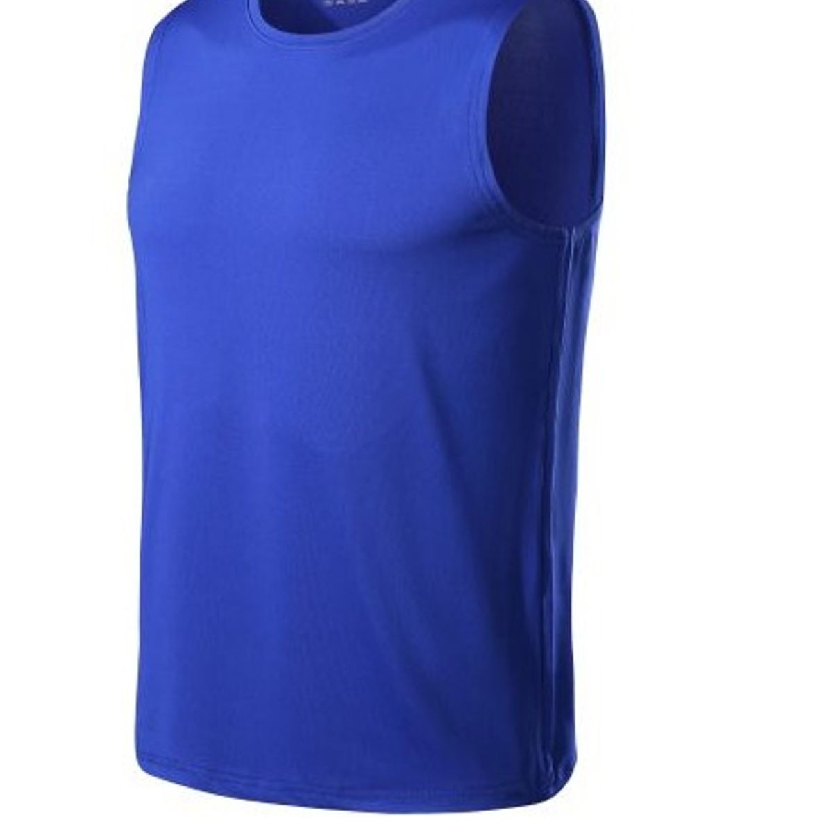 ANDESLAND OUTDOOR APPAREL - Camiseta Musculosa Dryfit Deportiva Holgada Hombre Azul.-