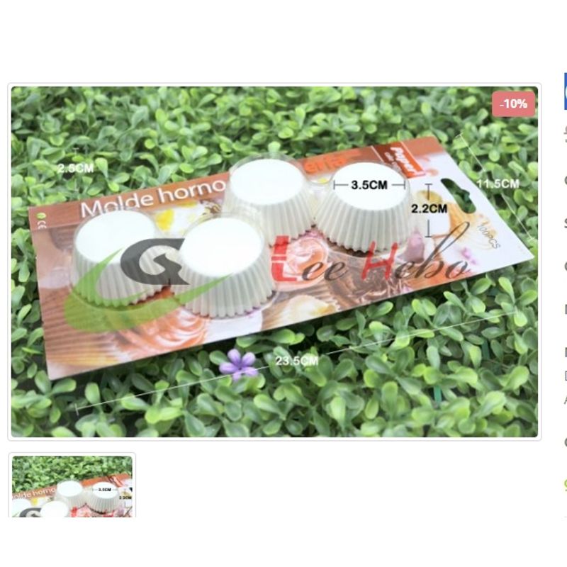 GENERICO - Capsulas Cupcakes 8CM 100 Capsulas