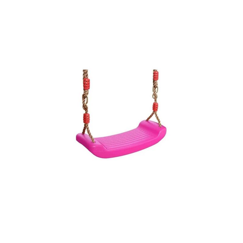 GENERICO - Columpio Ajustable Para Niños Asiento Giratorio ROSADO