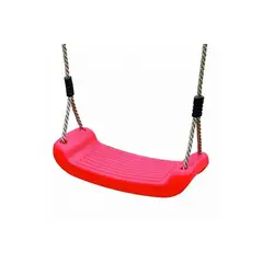 GENERICO - Columpio Ajustable Para Niños Asiento Giratorio ROJO