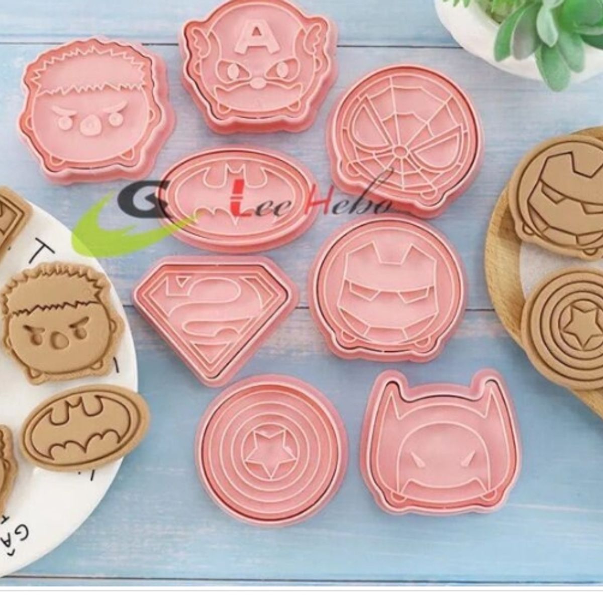 GENERICO - Cortador De Galletas 8 Piezas Plastico