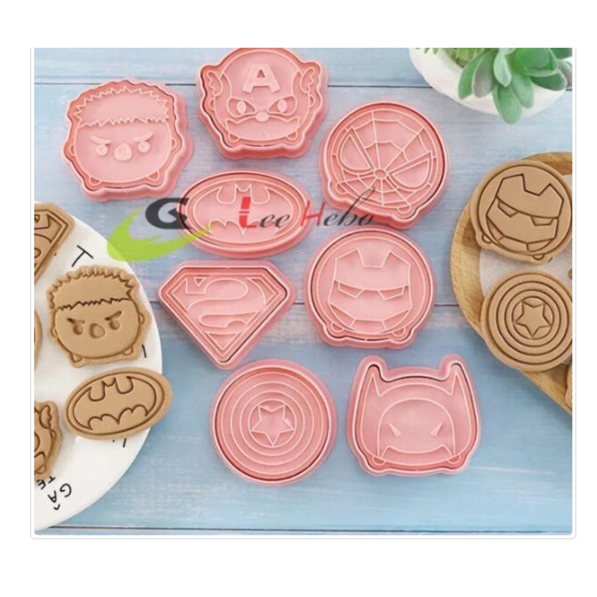 GENERICO - Cortador De Galletas 8 Piezas Plastico