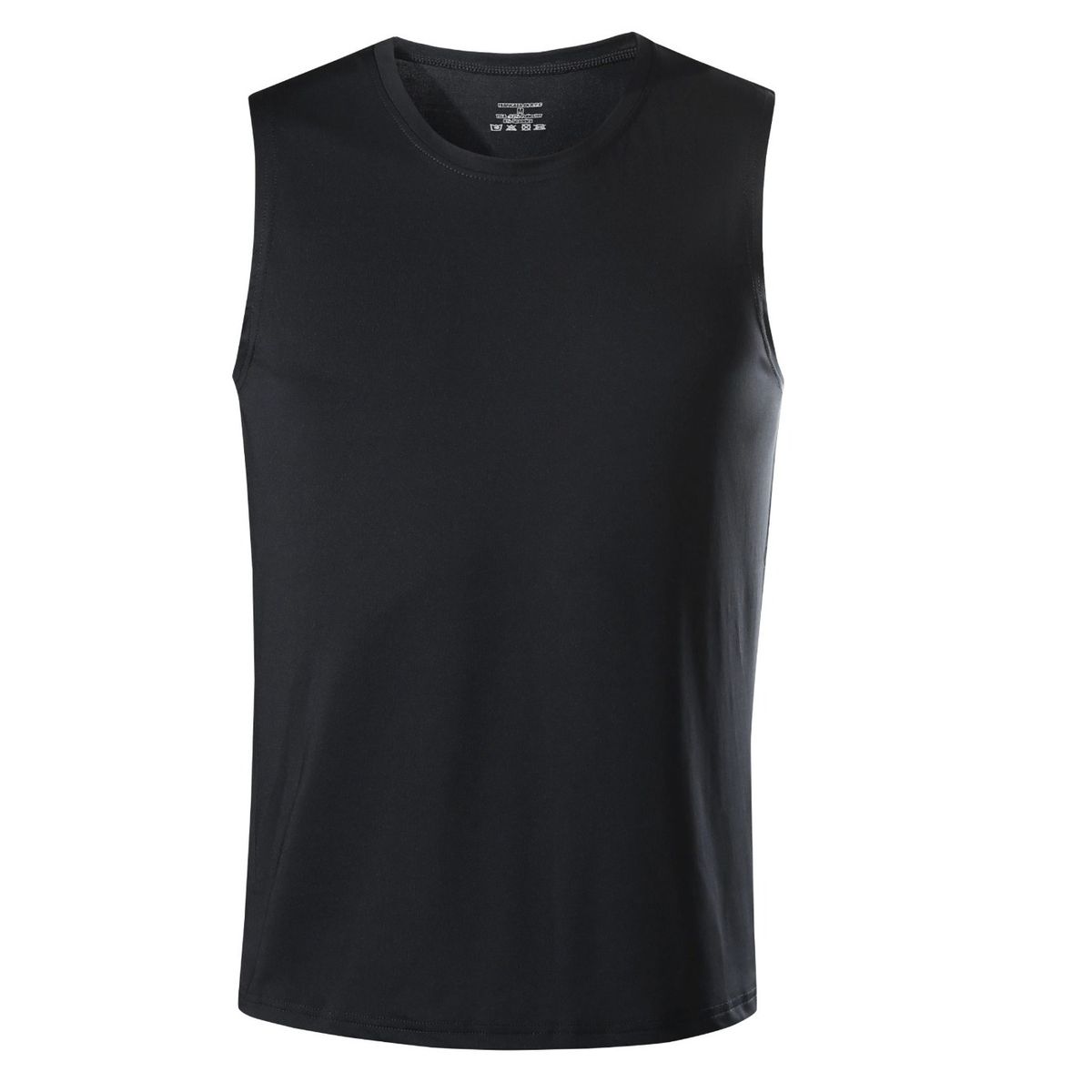 ANDESLAND OUTDOOR APPAREL - Camiseta Musculosa Dryfit Deportiva Holgada Hombre Negro