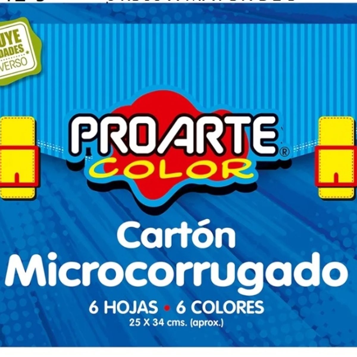 GENERICO - Block Carton Microcorrugado 6 Hojas Azul